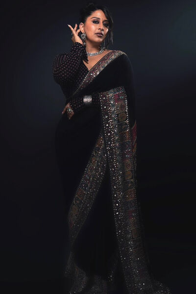 Anjana Saree - Black